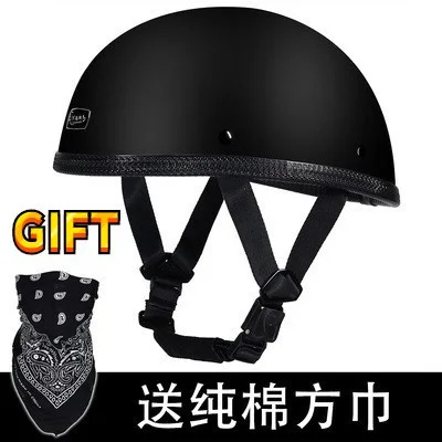 

Open Half Face Free gift Motocross Helmets for man women Motorbike Helm DOT Motorcycle Helmet German Vintage Casco