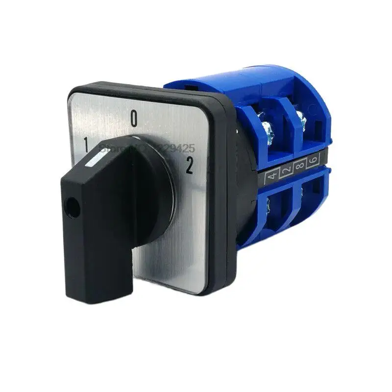 

63A DIN Rail Mounted Universal Selector LW26-63/2 Two Poles Universal Changeover switch Circuit Rotary Cam Switch LW28