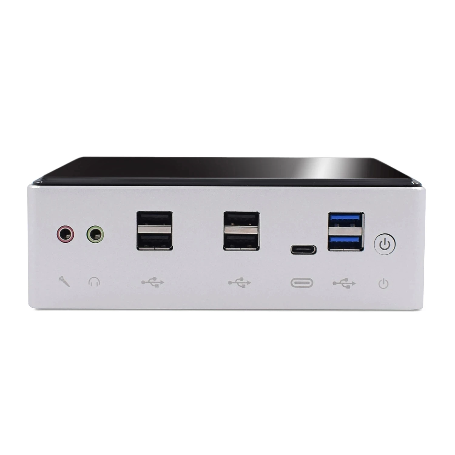 Лучший дешевый мини-ПК 10-го поколения Intel i7-10710U 6 * Core 2 DDR4 M.2 NVMe NUC компьютер Windows 10 Linux