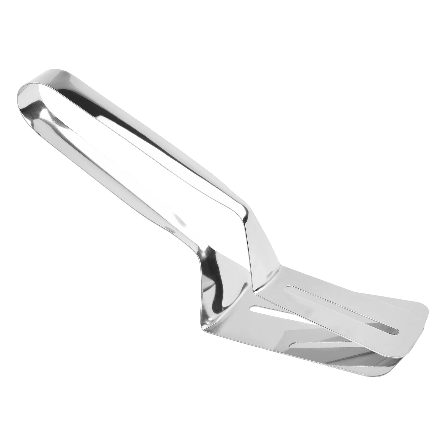 

Steak Clamp Tongs Shovel Clip Silver Stainless Steel Vegetables Clamp BBQ Food Clip Bread Turner Cooking Utensils