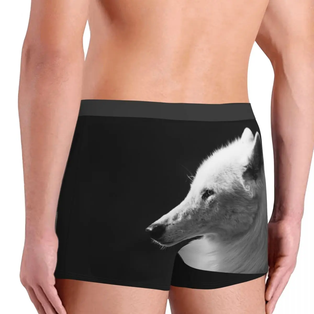 Трусы-боксеры Animal Arts Arctic White Wolf мужские пикантное нижнее белье шорты - купить по