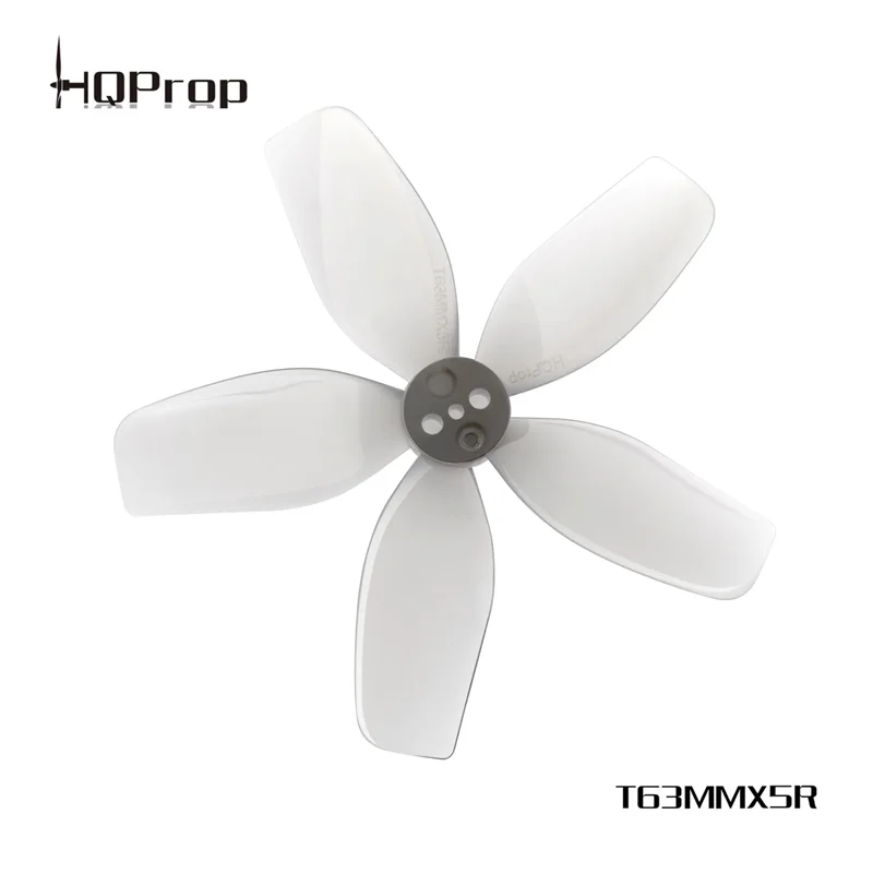 

10 пар (10CW + 10CCW) HQPROP DT63MMX5 63 мм 5 лопастей PC Propeller для FPV Freestyle 2,5 дюймов Cinewhoop IFlight Defender 25
