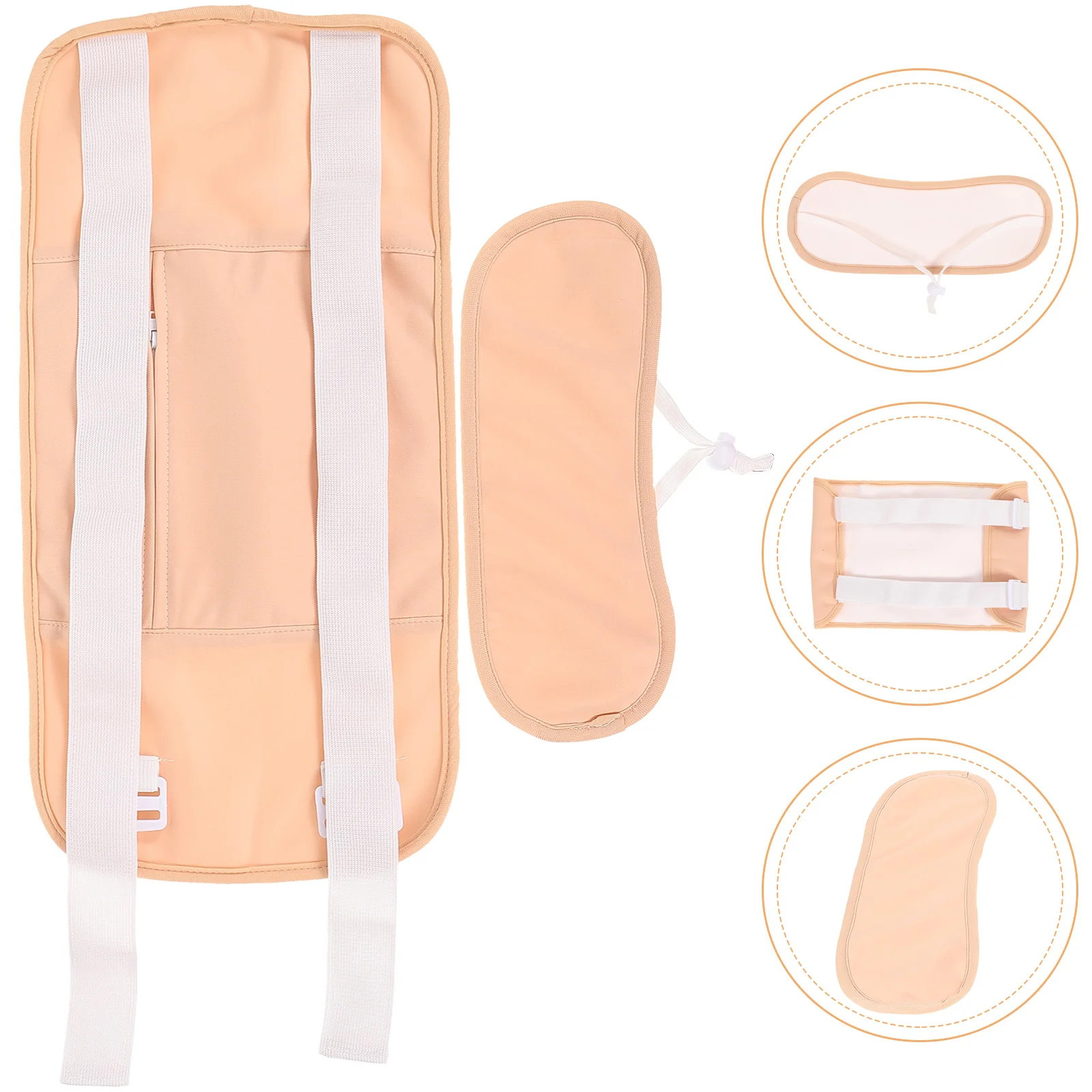 

2 Pcs Sleep Essential Oil Convenient Help Castor Assist Nice Belt Cloth Reusable Comfortable Fitness Portable