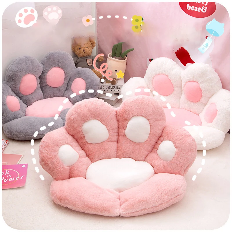 

Cat Paw Cushion Cojin Silla Gamer 70X80cm Girls Chair Cushion Lazy Cushion Sillones Decoracion Hogar Almofada Para Cadeira