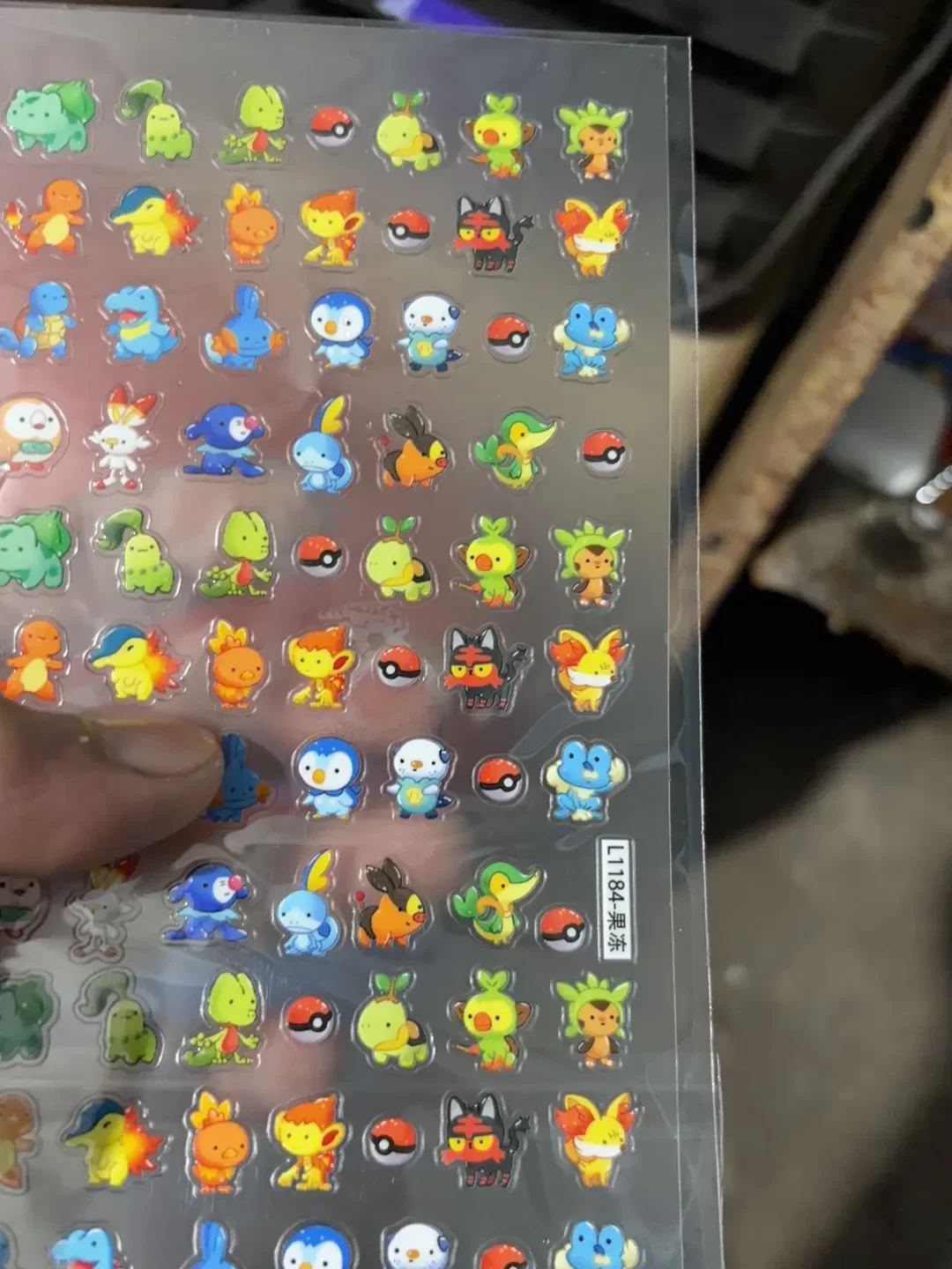 Фото Наклейки для ногтей Pokémon: Чармандер, Бульбазавр. Аниме-аксессуары, рельефные мультяшные наклейки для DIY-декора чехлов для телефонов, водонепроницаемые, для оформления дневников. №2