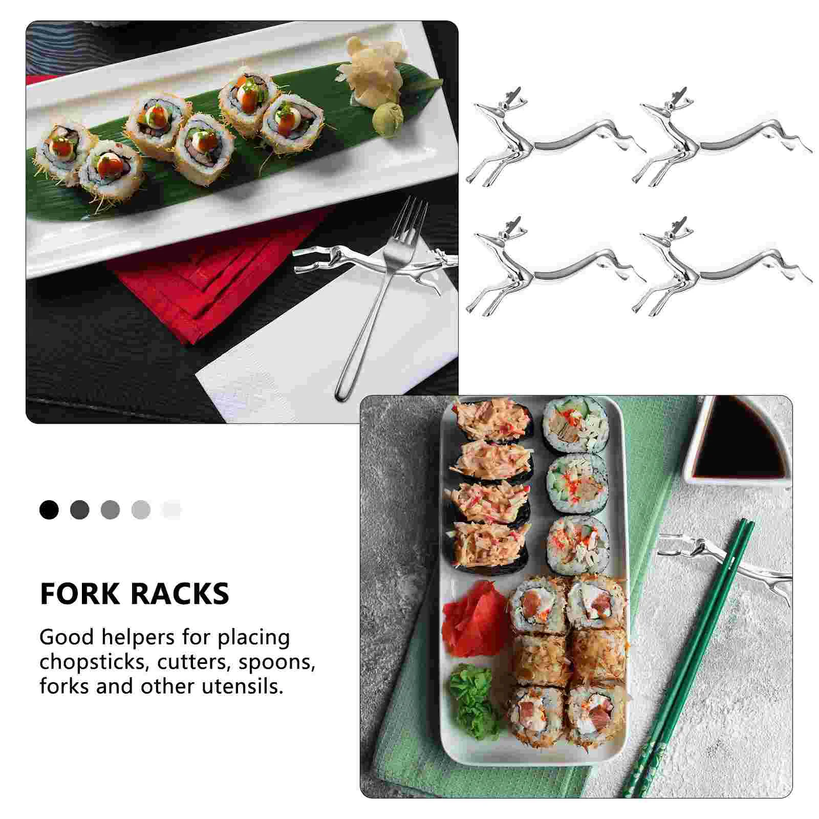 4 шт. декоративные подставки для столовых приборов