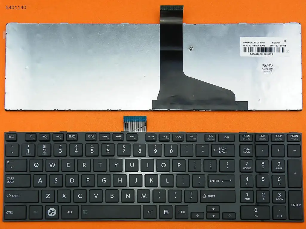 

Клавиатура US для ноутбука TOSHIBA S950, S955, S950D, S955D, S970, S975, S970D, S975D, S850, S850D, S855, S855D, глянцевая черная рамка