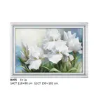 Набор для вышивки крестиком Joy Sunday, 11CT 14CT, Набор для вышивки крестиком в виде цветов радужной оболочки в гостиную