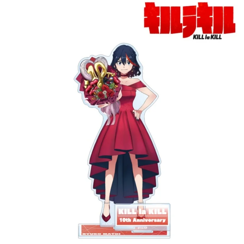 Фото Акриловая фигурка-подставка и брелок по аниме Kill la Kill: Рюко Матои, версия к 10-летию (для переодевания), декор для стола, подарки для фанатов №2