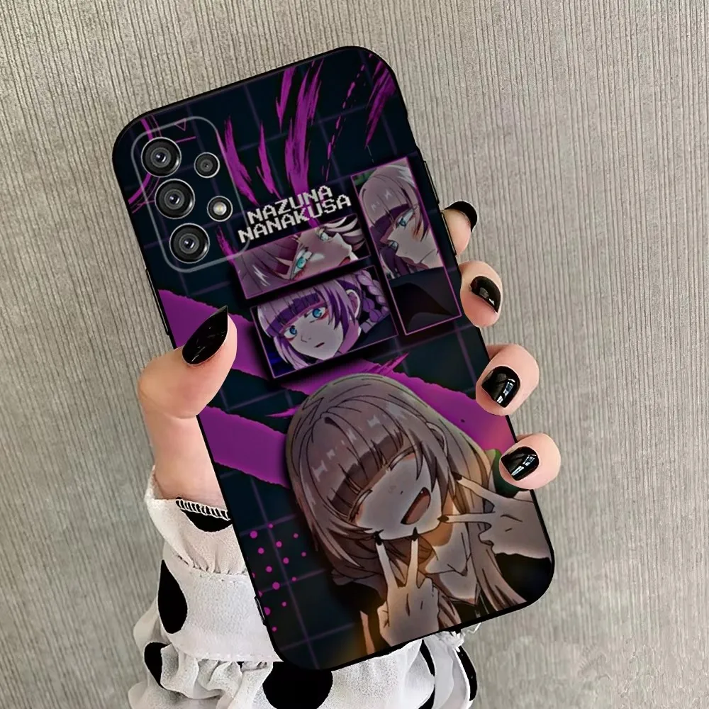 Чехол для телефона Nazuna Nanakusa Samsung Galaxy A20 A21s A22 A31 A32 A52 A53 A72 73 A80 A91 Мягкий черный чехол