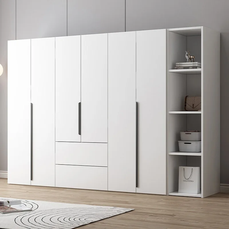 

Dressers Wardrobe Closet Organizer Bedroom Display Cupboard Storage Cabinet Closet Free Shipping White Schrank Salon Furniture