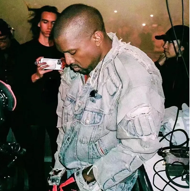 Джинсовая куртка NIGO в стиле хип-хоп для мужчин и женщин модный Свободный Пиджак