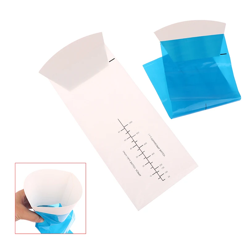 

5Pcs Disposable 1200ml Nausea Barf Bags Emesis Bags Portable Throw up Bags for Kids Convenient Packs Vomit and Urine Packs Taxi