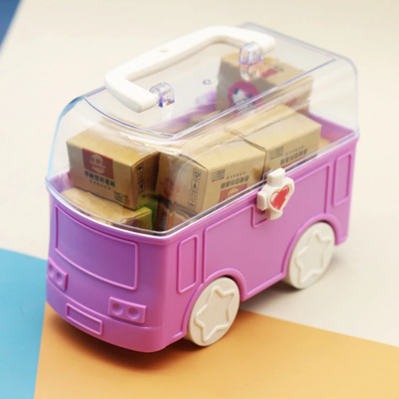 

1Pcs Dollhouse Miniture Simulation Storage Trolley Traffic Furniture Model Accessories Toy Accessories Gifts