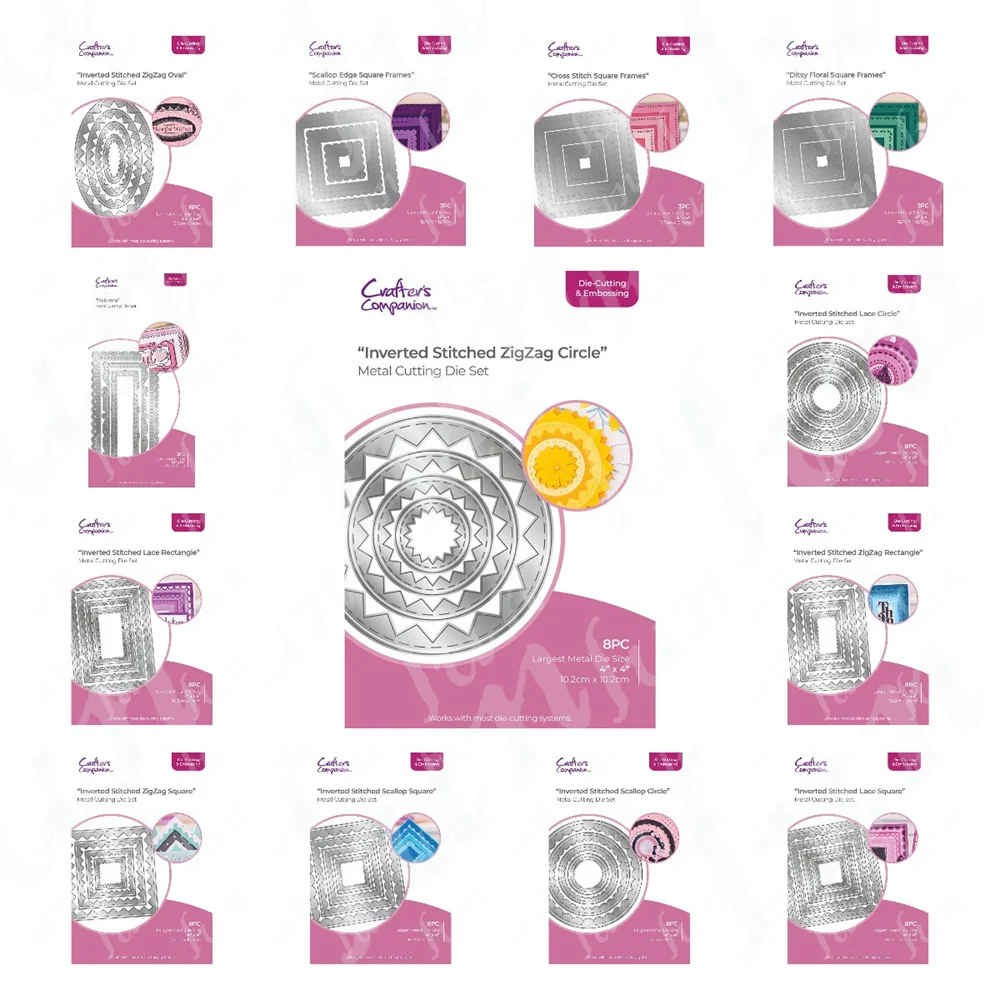 

2023 New Basic Molds Stitch Edge Metal Cutting Dies Craft Decoration Embossing Template DIY Layered Frame Cut Die Moulds