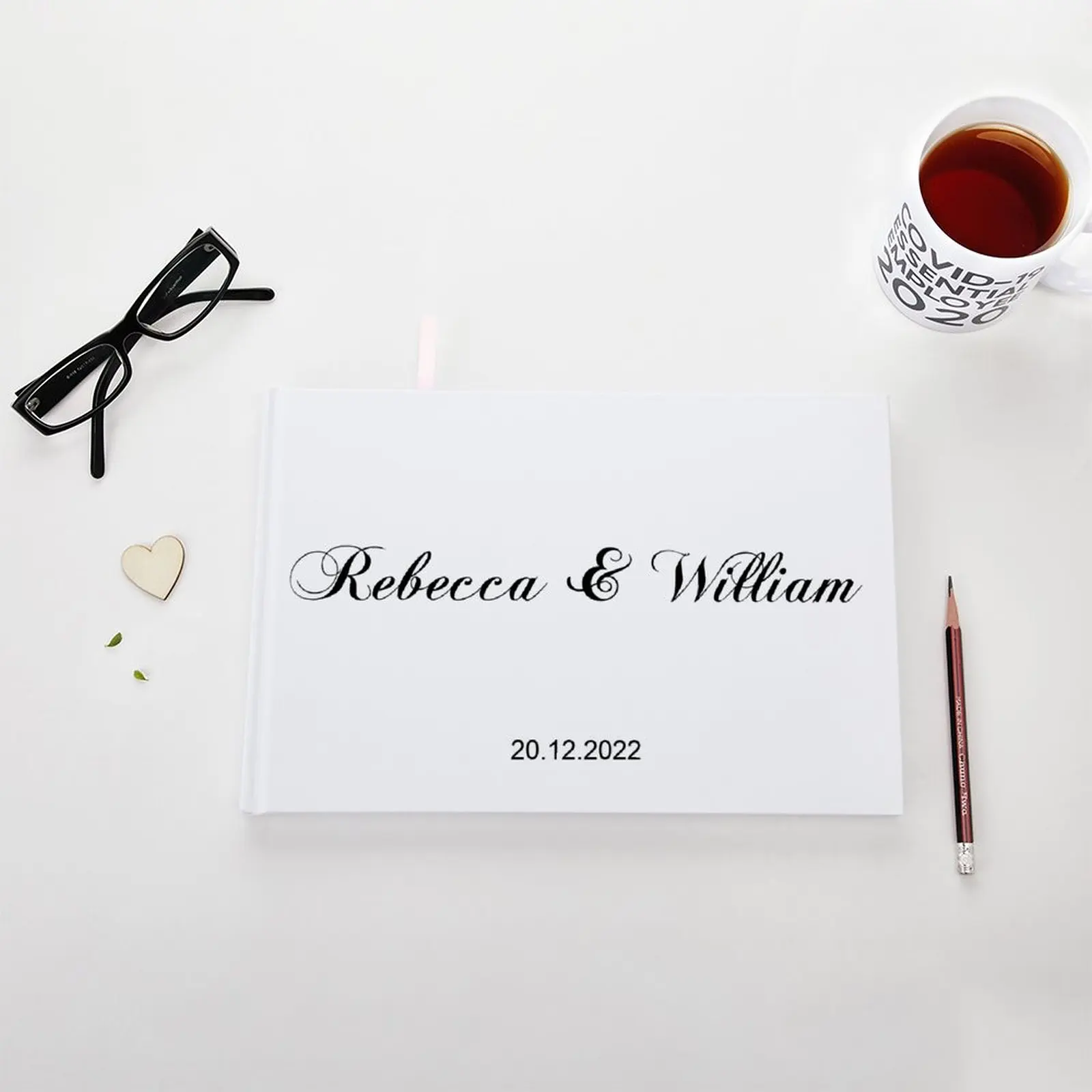 

Свадебная Гостевая книга, книга для подписей на свадьбы, книга для подписей, дата и имя на заказ, 36 листов, подарки, белая Свадебная Гостевая ...