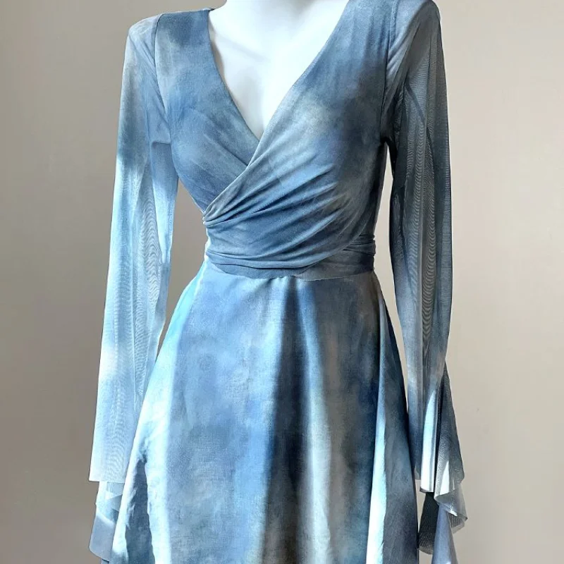 Женский слитный купальник с длинным рукавом бандаж открытой спиной и завышенной