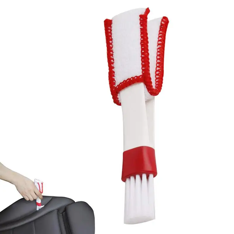 

Детейлинг щетка со съемной двойной головкой автомобильное освещение со съемной головкой Нескользящая ручка детейлинг