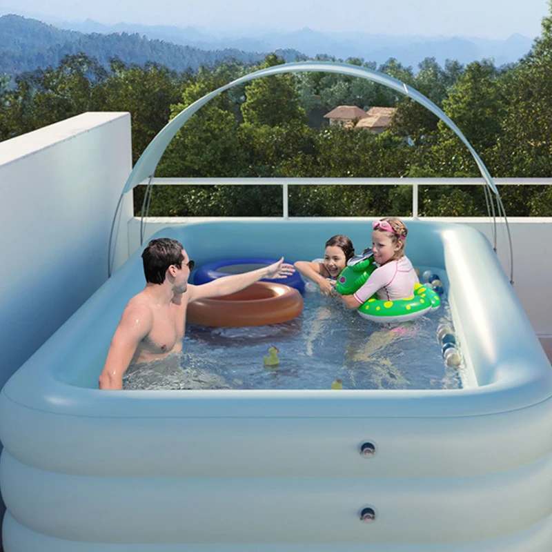 

Camping Adult Bathtub Kids Outdoor Reusable Large Freestanding Pool Inflatable Foam Pliable Cuba De Banheiro Home Accessories