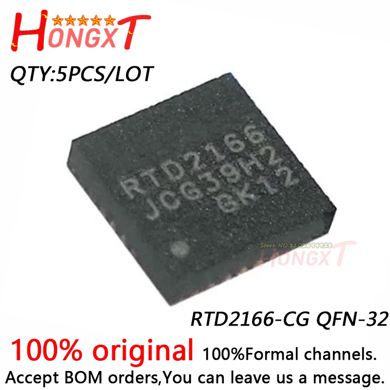 

5PCS 100% NEW RTD2166-CG QFN-32.