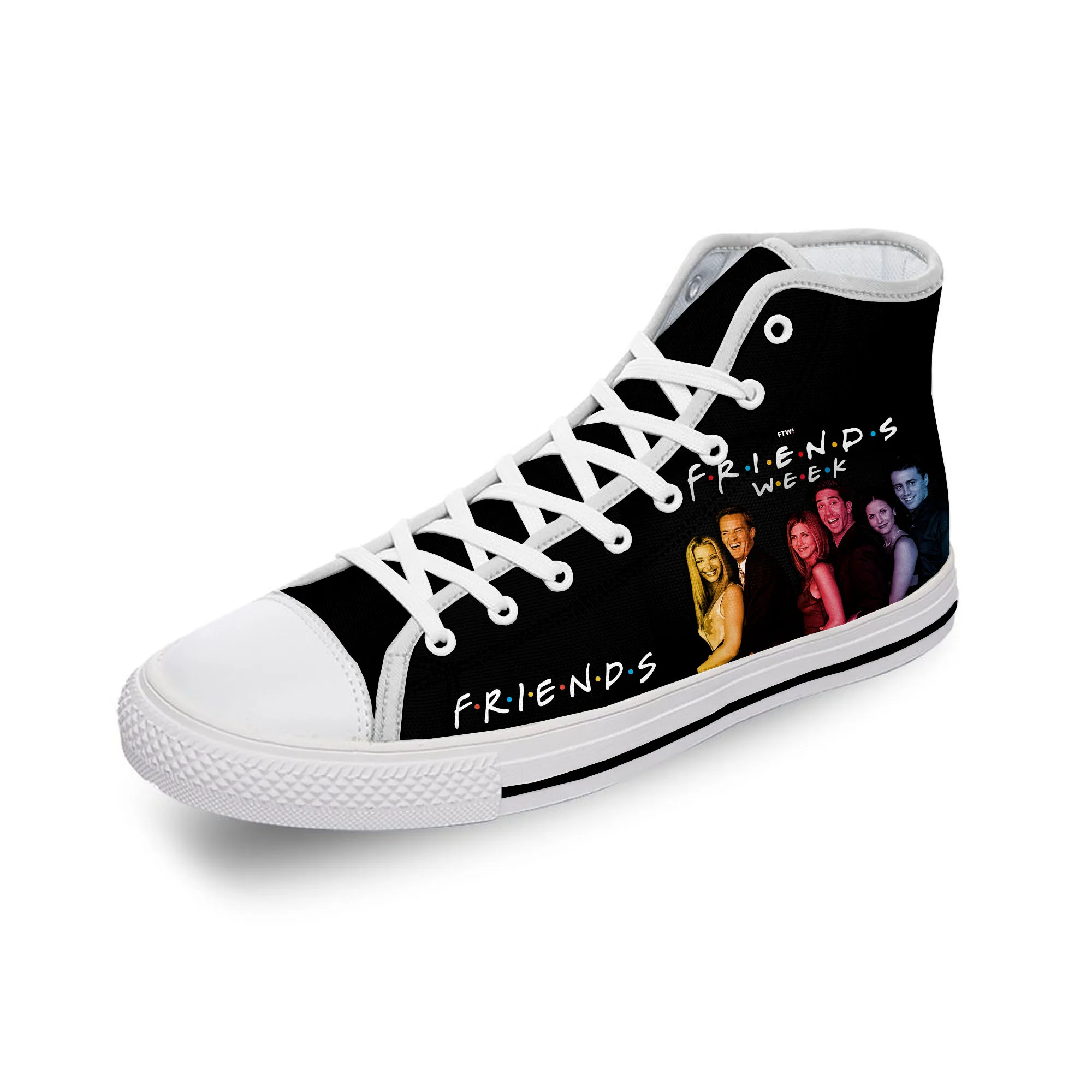 

Кроссовки мужские/женские из белой ткани, с 3D принтом