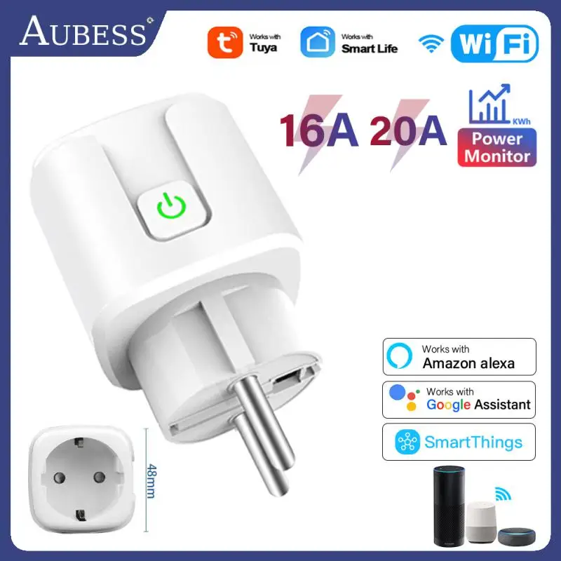 Смарт-розетка Tuay EU16A/20A, Wi-Fi, с мониторингом мощности