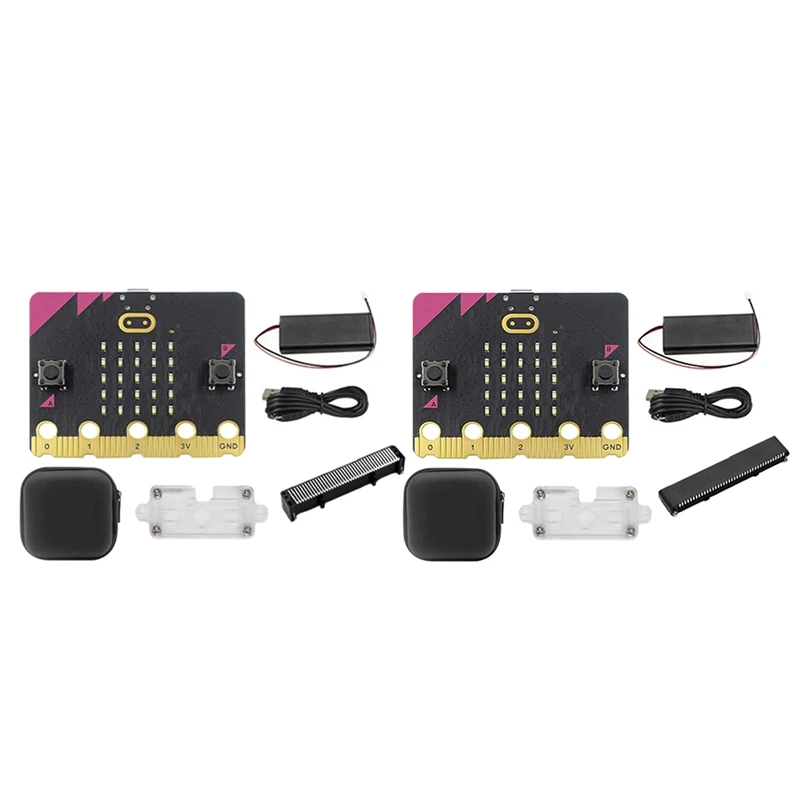 

BBC Micro:Bit V2.2 Kit Built-In Speaker Microphone Touch Programmable Development Board+ Terminal Connector
