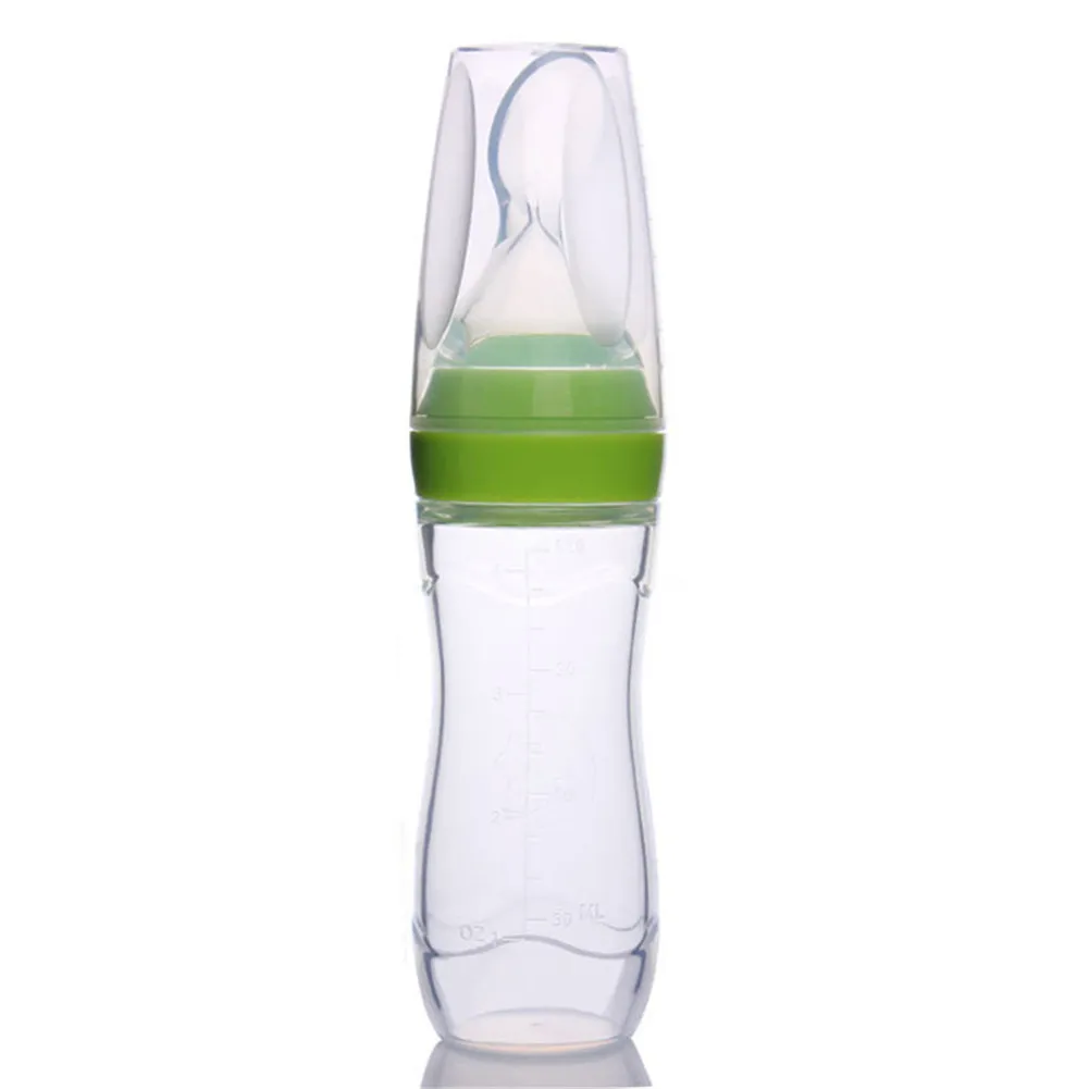 

Baby Food Feeder Silicone Pacifier Feeder and Squeeze Spoon Feeder for Infant Food Dispensing and Feeding