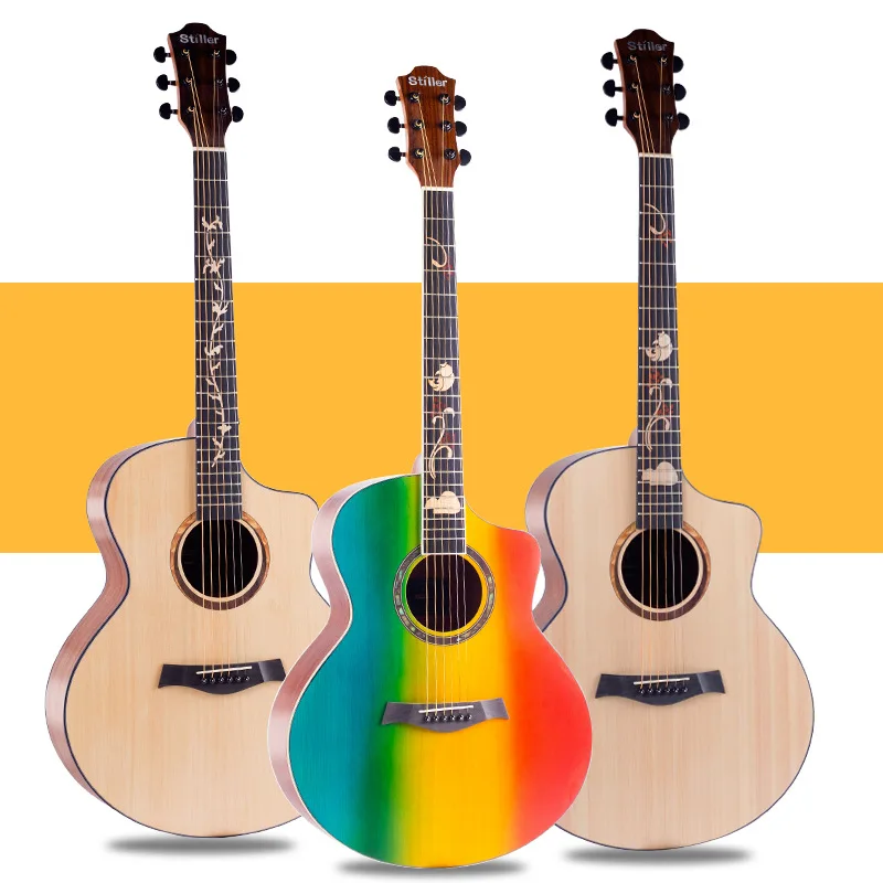 

Акустические гитары Explorer для левой руки, Дорожные Металлические гитары с ремешком для путешествий, продажа джазовых гитар, музыкальное обо...