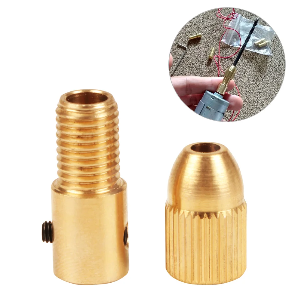 7pcs/set 2.35/3.17mm Brass Dremel Collet Mini Drill Chucks For Electric Motor Shaft Bit Tools Metal Drills Chuck Adapter - купить по
