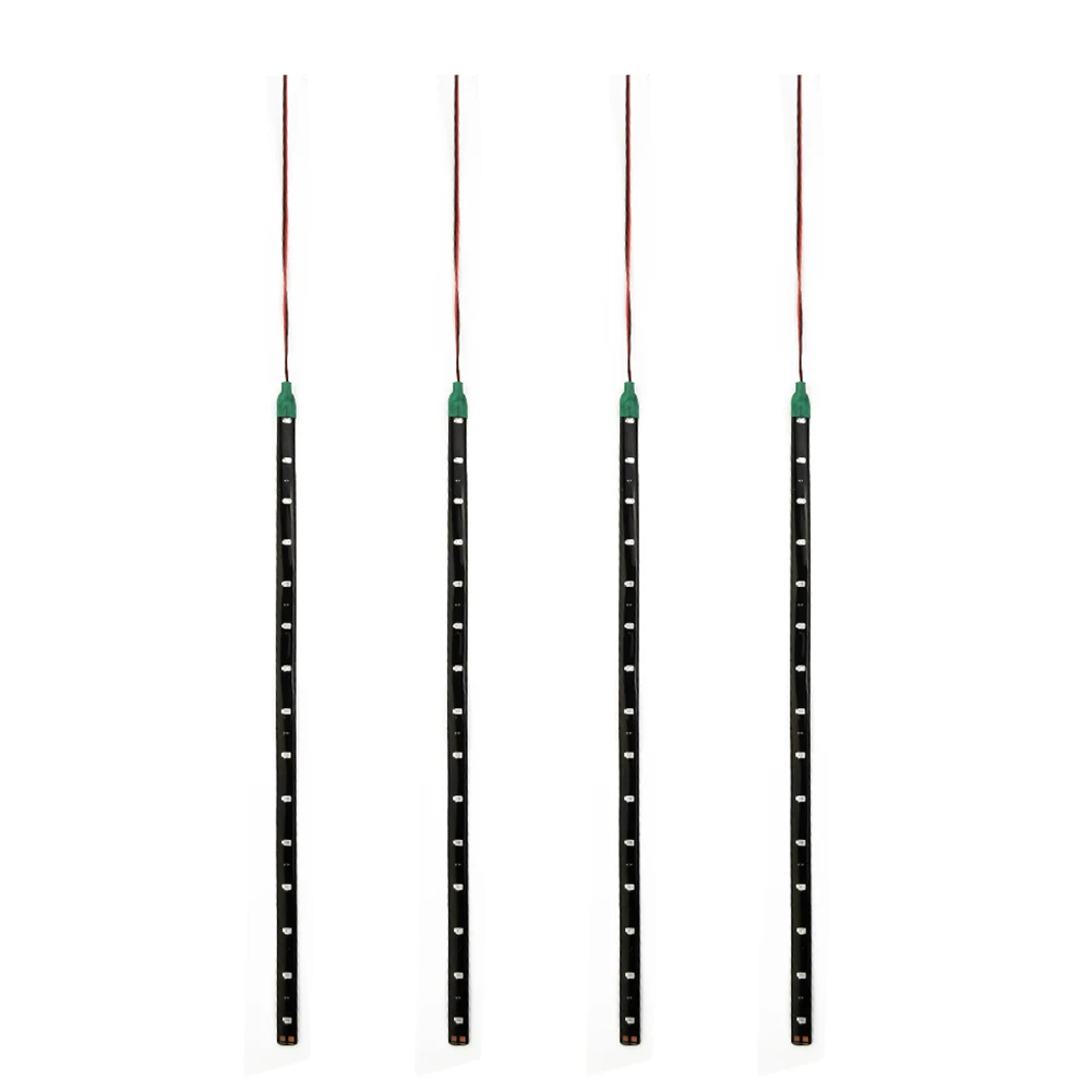

Exterior LED Light Strip Flexible Interior Lamps Universal DC 12V Decor Vehicle Waterproof 4pcs Atmosphere Car
