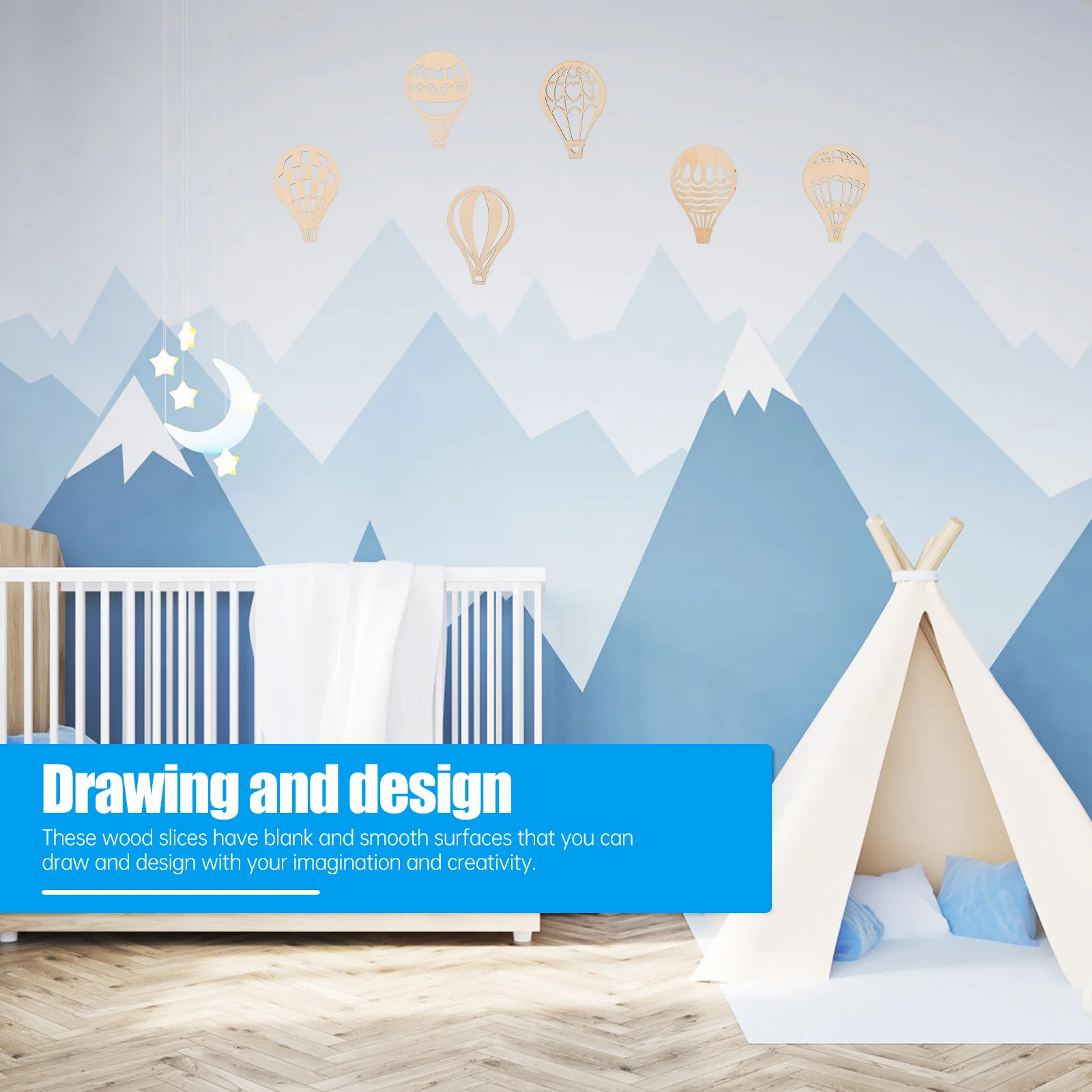 30 шт. Декор деревянный кулон ломтики сделай сам пустые чипсы бирки для