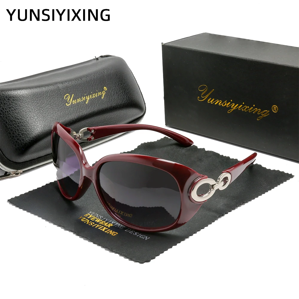

YUNSIYIXING Polarized Women Sunglasses 2022 Fashion Ladies Sun Glasses New Luxury Brand Vintage Design Lunettes De Soleil Femme