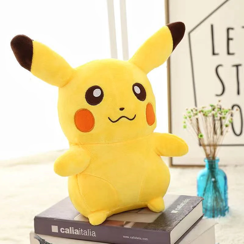 Плюшевые игрушки Пикачу 20 см мягкие из фильма Takara Tomy аниме куклы японские подарки