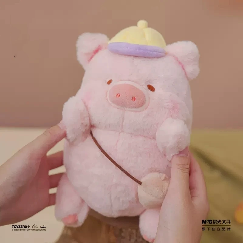 

Милые консервированные куклы Lulu Pig, плюшевые украшения для подружек, 100% оригинальные модели кукол, игрушки, реальный снимок