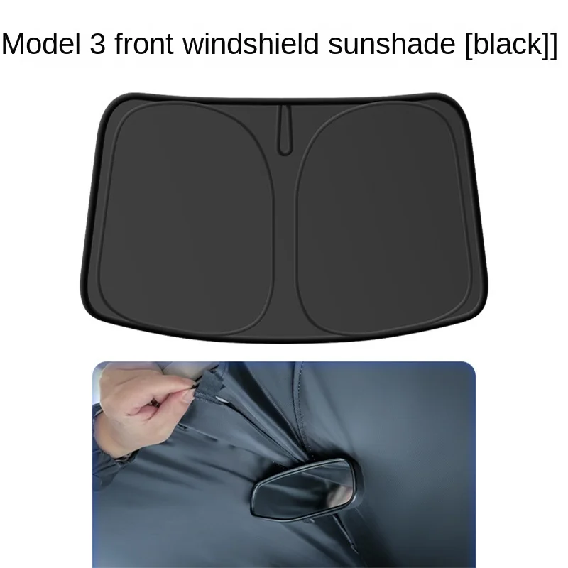 

Car Windshield Sun Shade Covers for Front Window Sunscreen Protectorl for Tesla Model 3 Sunshade Accessories