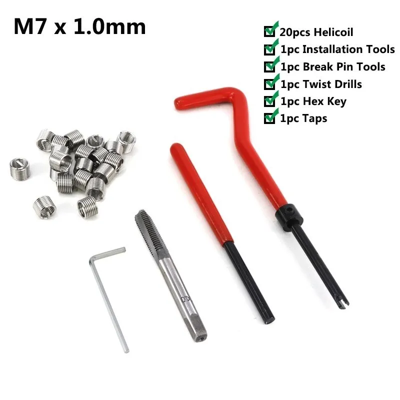 

CMCP Комплект для восстановления резьбы M3-M16 25 предметов