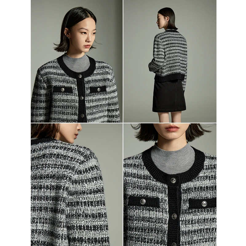 Рисунок 4 - Женский вязаный кардиган с длинным