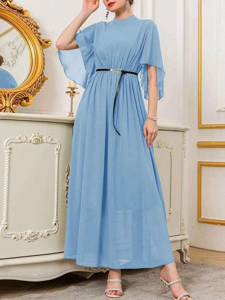 

Элегантные женские платья, модель 2023 года, однотонные темпераментные длинные платья, новые летние вечерние официальные платья, платье для выпускного вечера