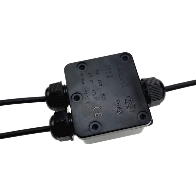 IP68 Водонепроницаемый распределительных коробок 3 гнезда таким образом