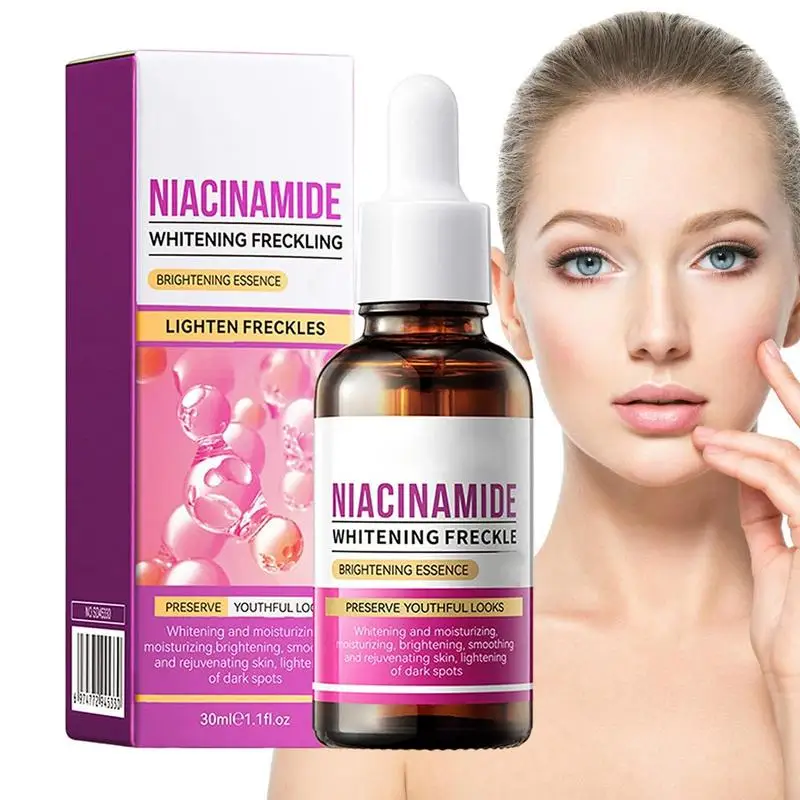 

Сияющие сыворотки Niacinamide, осветляющая влагоотталкивающая эссенция 30 мл, осветляющая эссенция, избавление от пятен, темных пятен, сыворотки, увлажняющий крем для лица