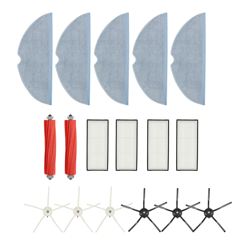 

For Xiaomi Roborock S7 S70 S7max S7maxv T7S Plus Vacuum Cleaner Accessories Main Side Brush Mop Cloth HEPA Filter