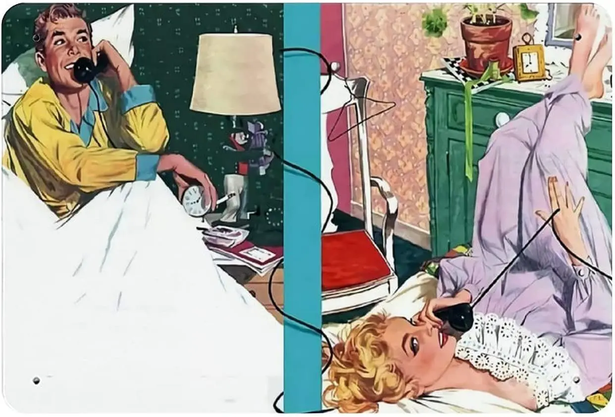 

Fall In Love With Metal Tin Sign, Vintage Plaque Poster Garage Bar Home Wall Decor 8 X 12 Inches