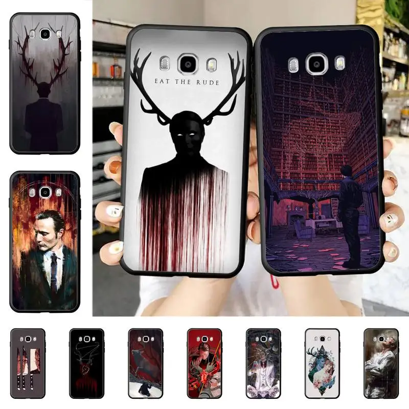 

Hannibal Phone Case for Samsung J 2 3 4 5 6 7 8 prime plus 2018 2017 2016 core