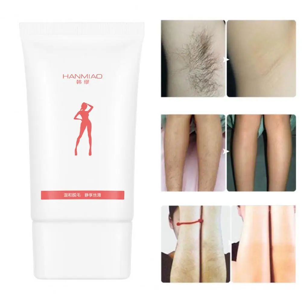 

Exquisite 60g Functional Hair Removable Cream Gel Travel-friendly Depilatory Cream Painless for Female