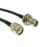 rf wireless router cable tnc male to female bulkhead pigtail adapter rg58 50cm100cm wholesale