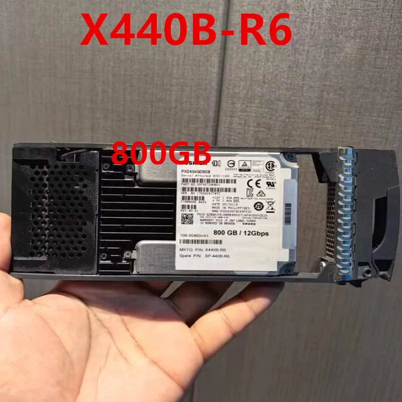 

Original Almost New Solid State Drive For NETAPP DS224C 800GB 2.5" SAS SSD For X440B-R6 SP-X440B-R6 108-00460