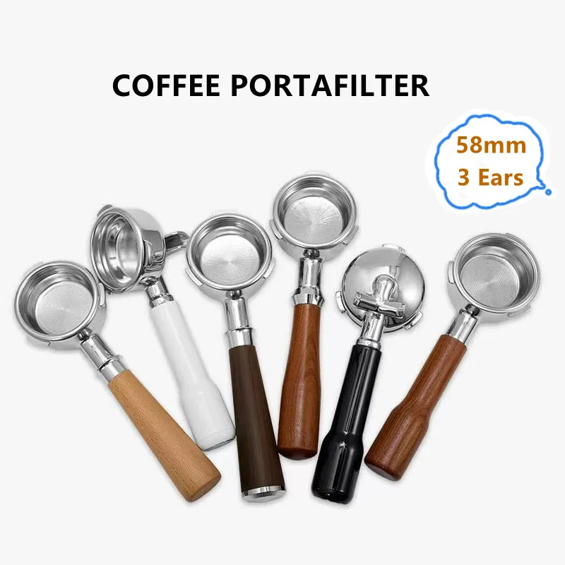 

58mm 3 Nails Coffee Portafilter Filter Holder For Barsetto/Oster/Breville Mini Max VCF-125X Machine Single/Double Spout Split