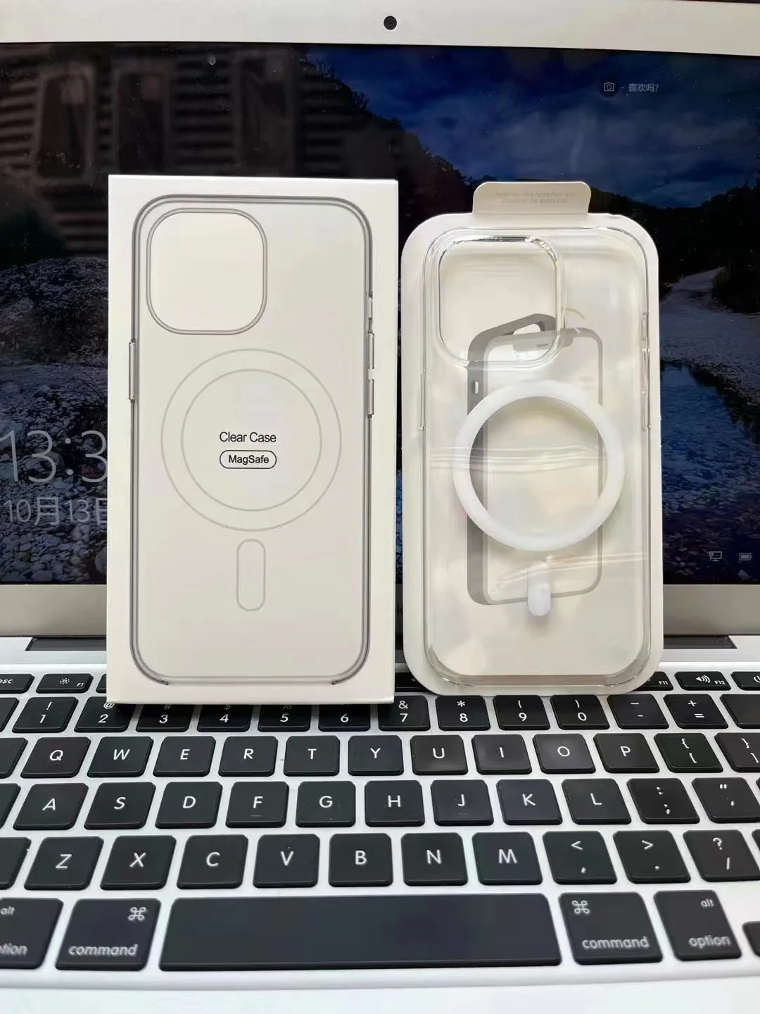 

High quality transparent magnetic case for iPhone 12, 13, 14 Pro Max Mini magsaf * magsafing transparent cover (1:1)