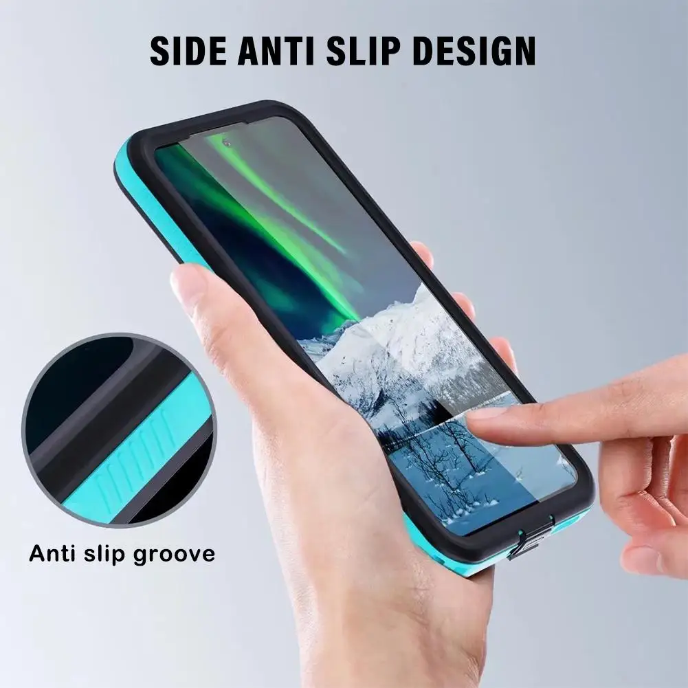 

1 Pcs Suitable For Samsung S22 23 Ultra All Inclusive Three Protection Case Anti-Dust Submersible Anti Drop Shockproof Safe H4P7